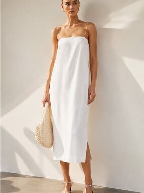 khaite white sequin dress Khaite